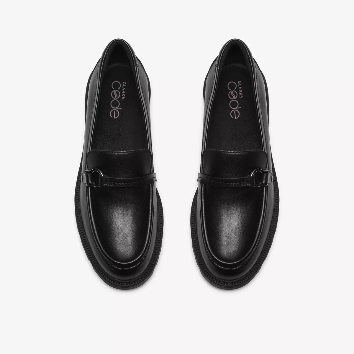 Clarks Women's Code Step Slip On Loafer in Black
