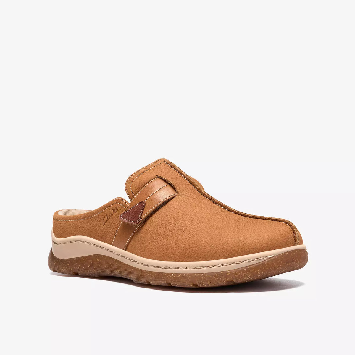 Clarks Women's Orlene Warm Lined Clog in Tan