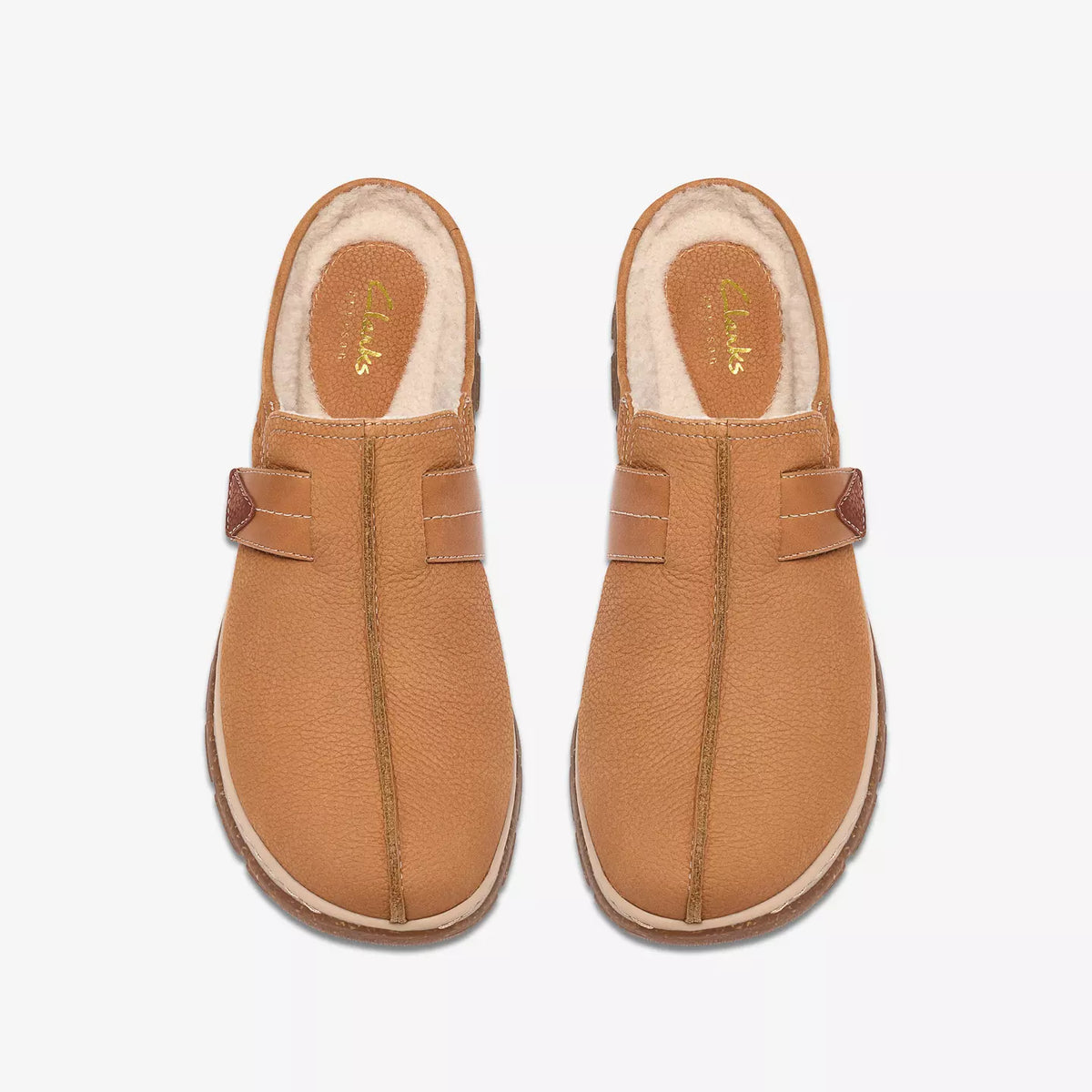 Clarks Women's Orlene Warm Lined Clog in Tan