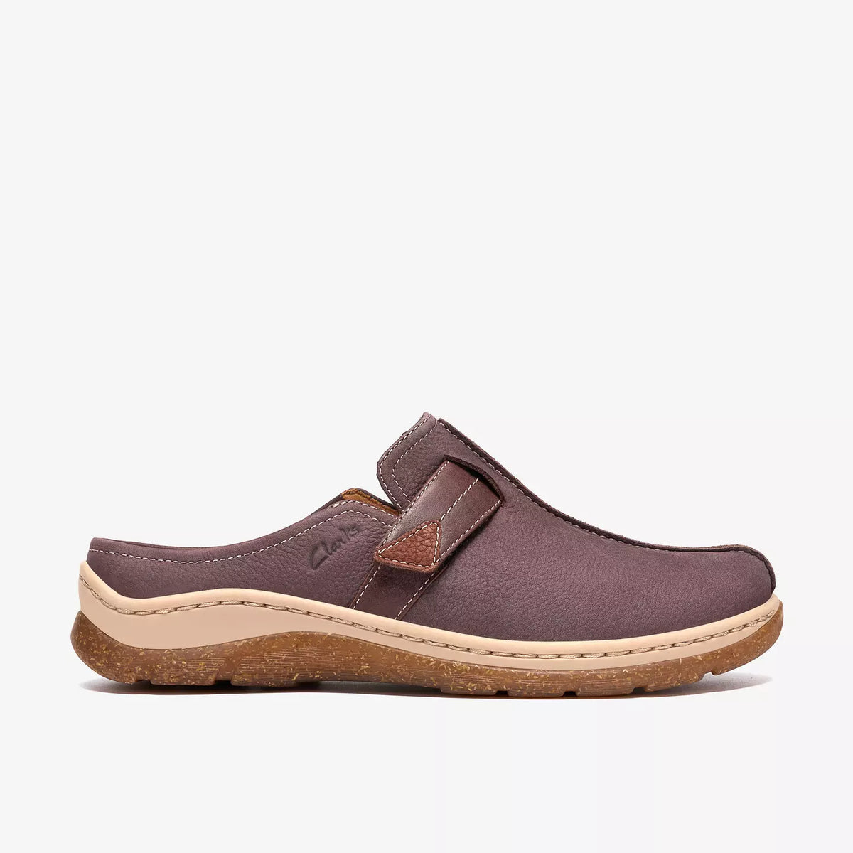 Clarks Women's Orlene Warm Lined Clog in Plum