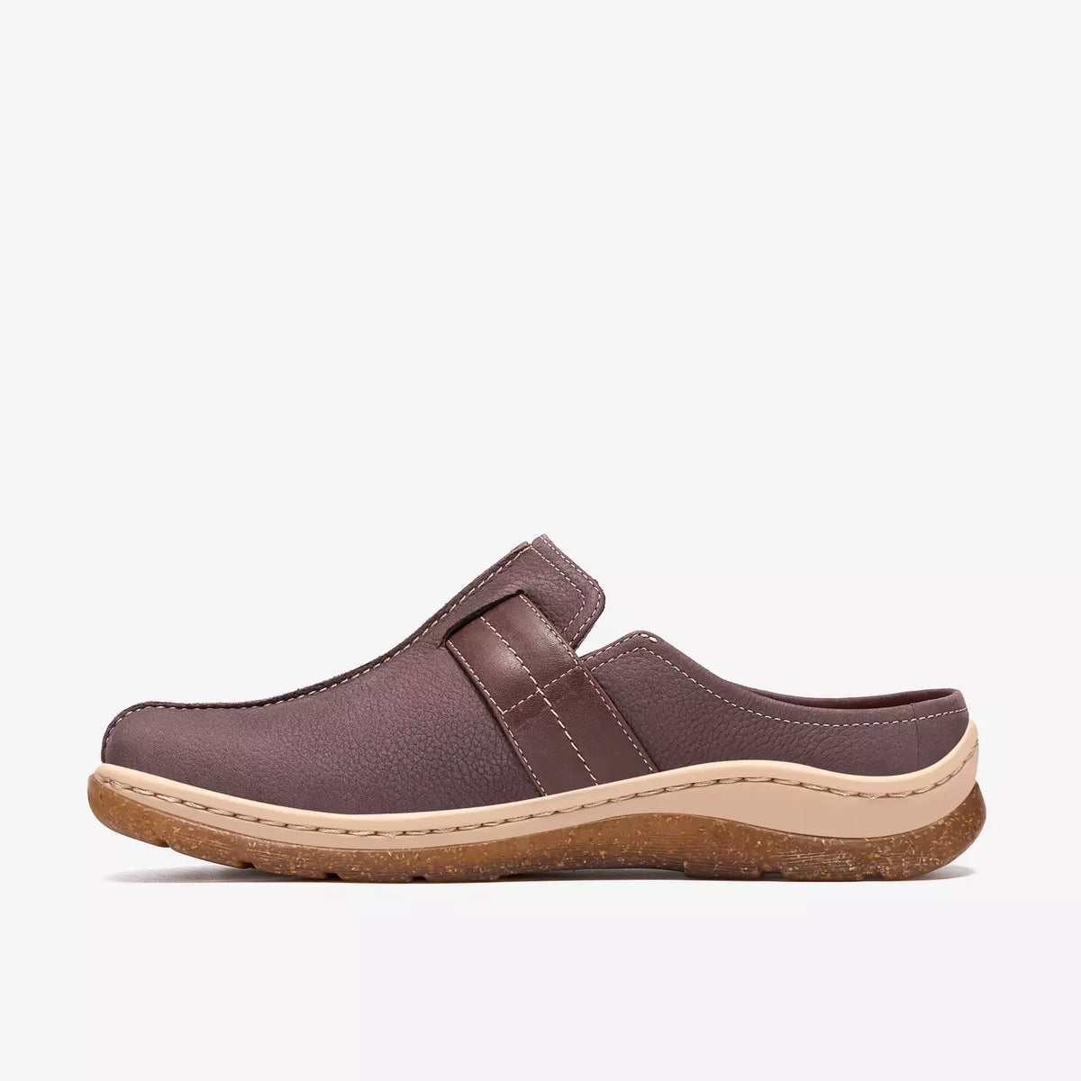 Clarks Women's Orlene Warm Lined Clog in Plum
