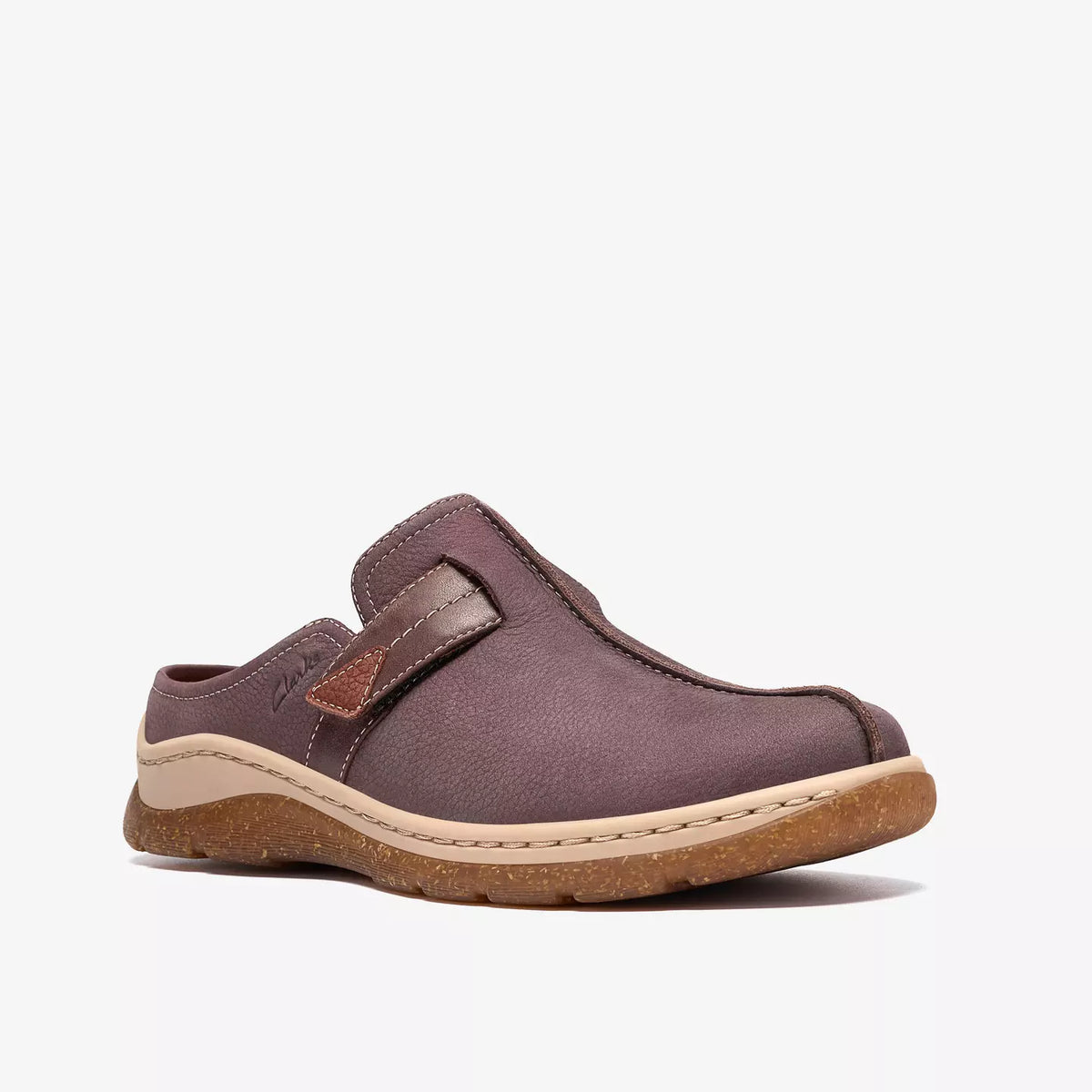 Clarks Women's Orlene Warm Lined Clog in Plum