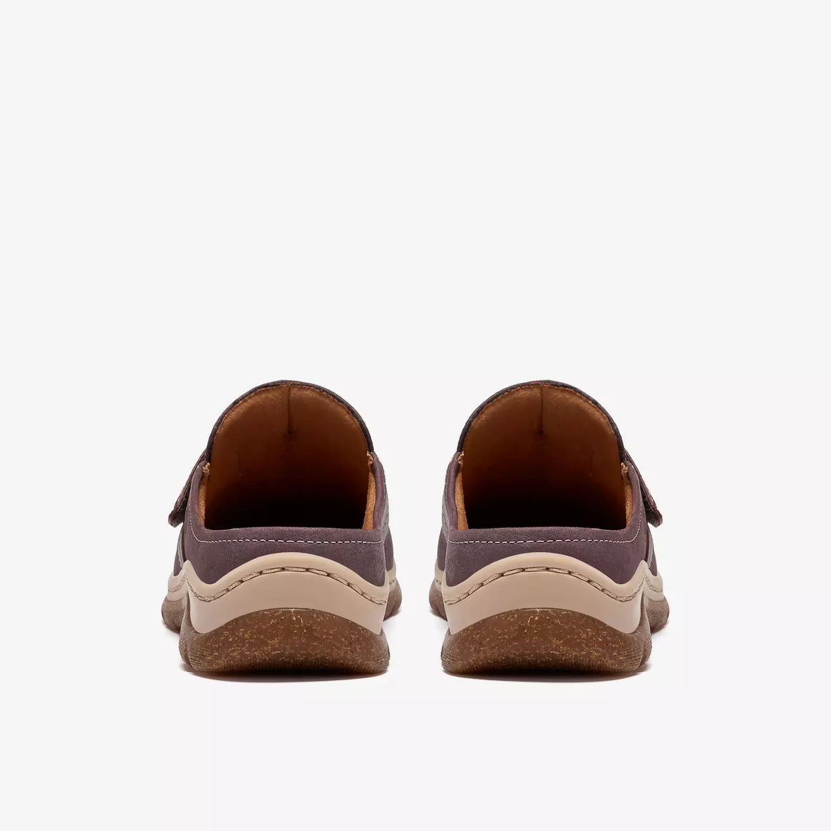 Clarks Women's Orlene Warm Lined Clog in Plum