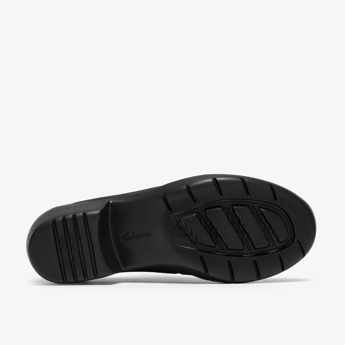 Clarks Women's Kynnzie Zip Heeled Shoe in Black