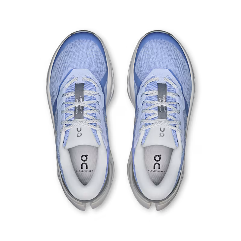 On Women's Cloudrunner 3 Sneaker in Myrtle/Platinum