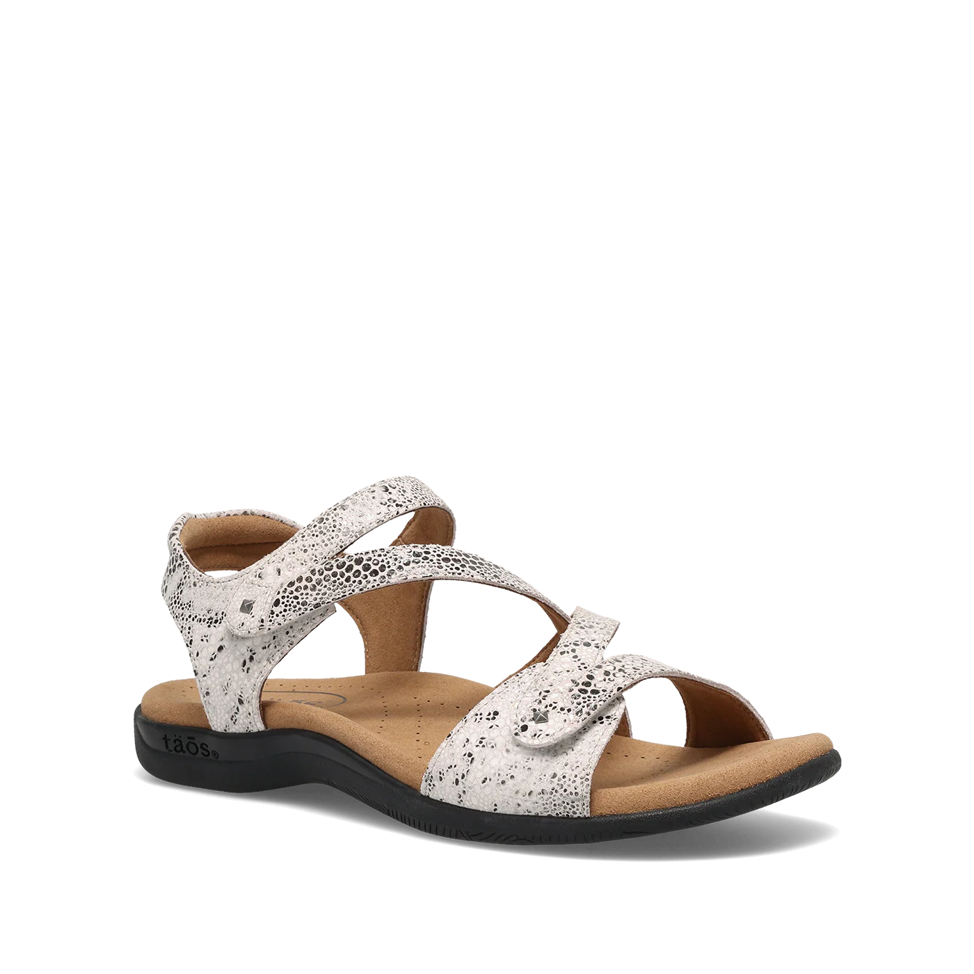 Taos Women's Big Time Sandal in Grey Snake