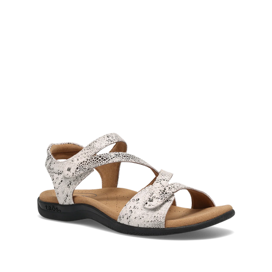 Taos Women's Big Time Sandal in Grey Snake