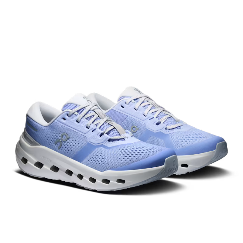 On Women's Cloudrunner 3 Sneaker in Myrtle/Platinum