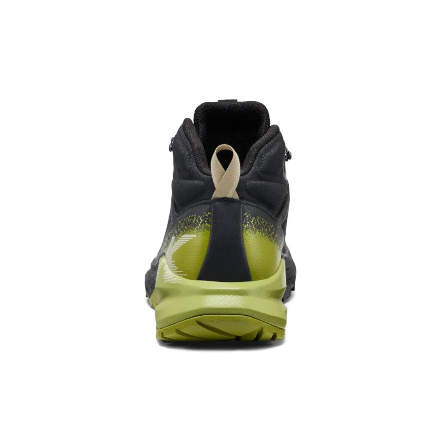 KEEN Men's Targhee Apex Mid Waterproof Hiking Boot in Black/Golden Cypress