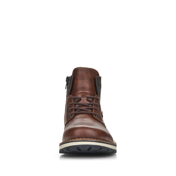 Rieker Men's Ronnie 25 Waterproof Lace Boot in Brown