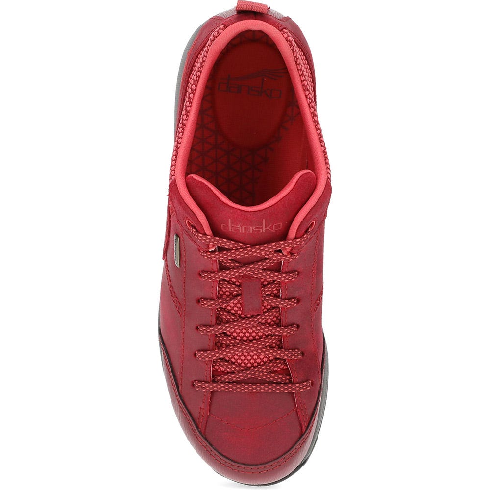 Dansko Women's Paisley Waterproof Lace in Red