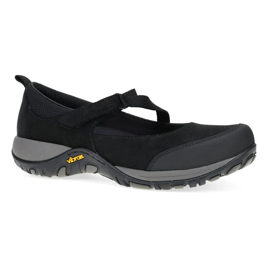 Dansko Women's Primrose Mary Jane in Black Burnished Suede