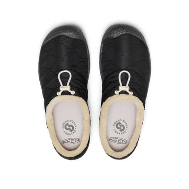 KEEN Women's Howser III Slide in Black Quilted