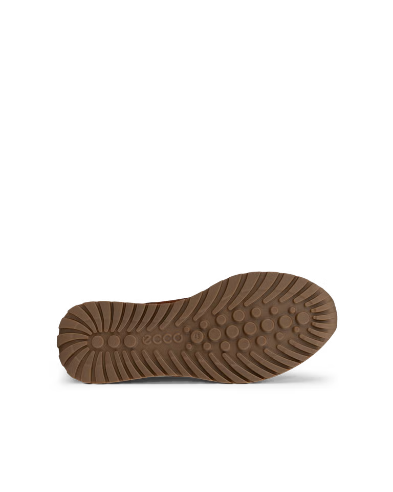 ECCO Men's Astir Neo Leather Sneaker in Brown Saddle/Cocoa
