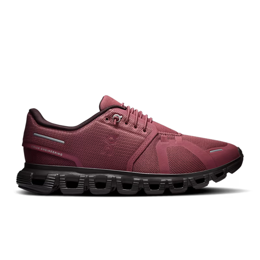 On Women's Cloud 6 Sneaker in Barberry/Ox