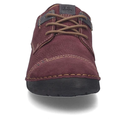 Josef Seibel Women's Fergey 41 Tie Shoe in Plum