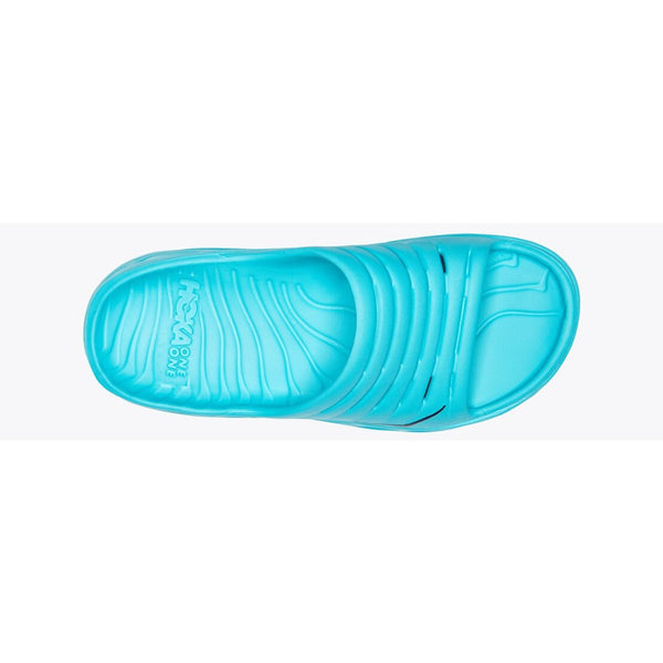 Hoka Unisex Ora Recovery Slide Sandal (Scuba Blue/Bellweather Blue)