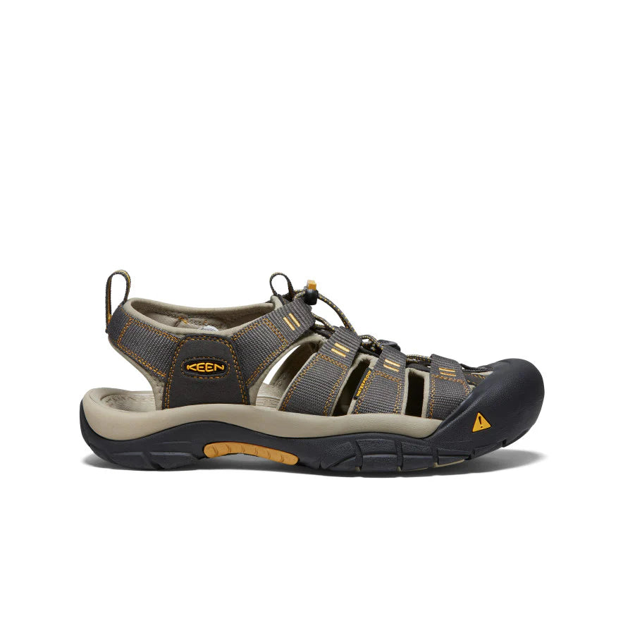 KEEN Men's Newport H2 Waterproof Sandal in Raven/Aluminum