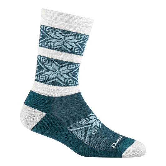 Darn Tough Women's Elsa Crew Lightweight Lifestyle Socks in Dark Teal