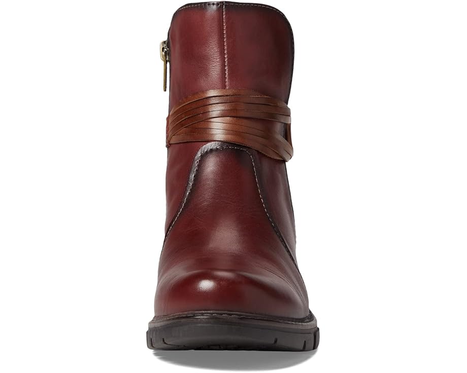 Pikolinos Women's San Sebastian Side Zip Leather Ankle Boot in Arcilla