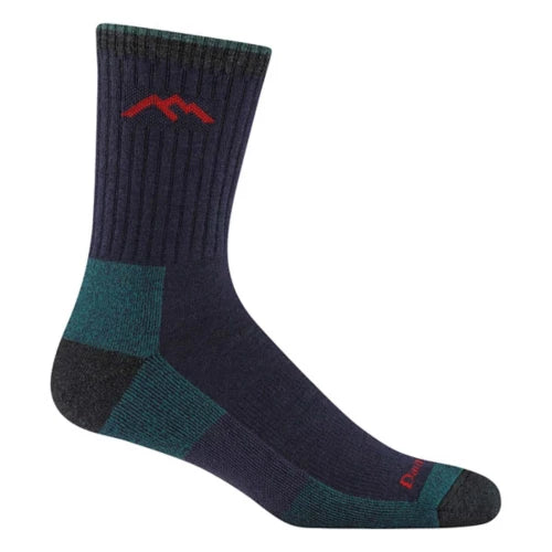 Darn Tough Men's Micro Midweight Crew Hiking Socks in Blackberry