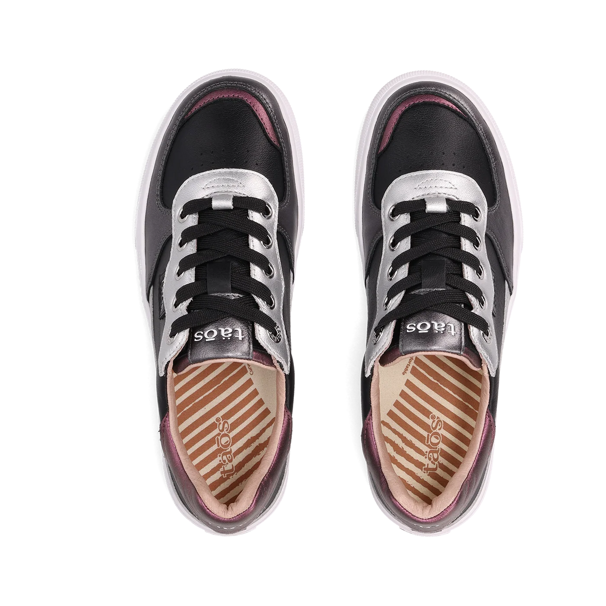 Taos Women's Pop Soul Sneaker in Black Metallic Multi
