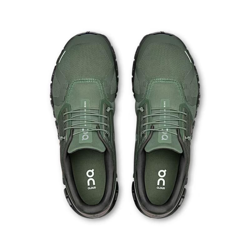 On Men's Cloud 6 Sneaker in Thyme/Espresso