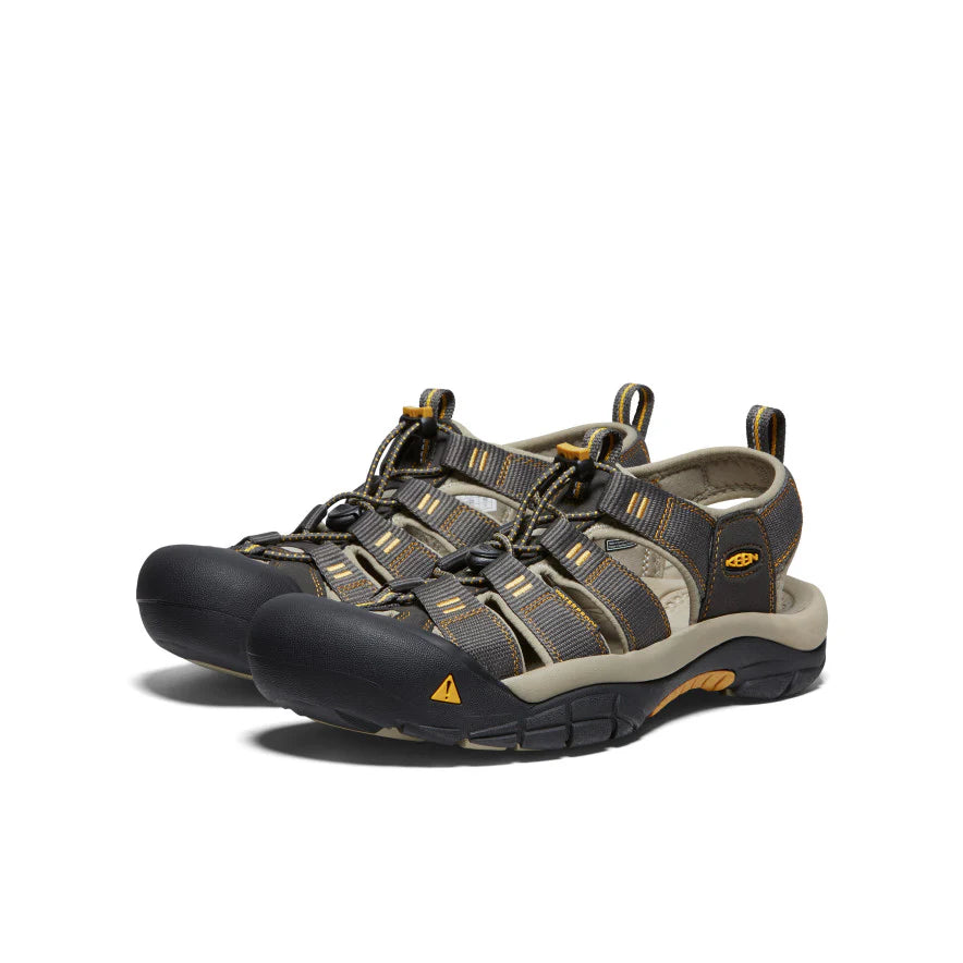 KEEN Men's Newport H2 Waterproof Sandal in Raven/Aluminum