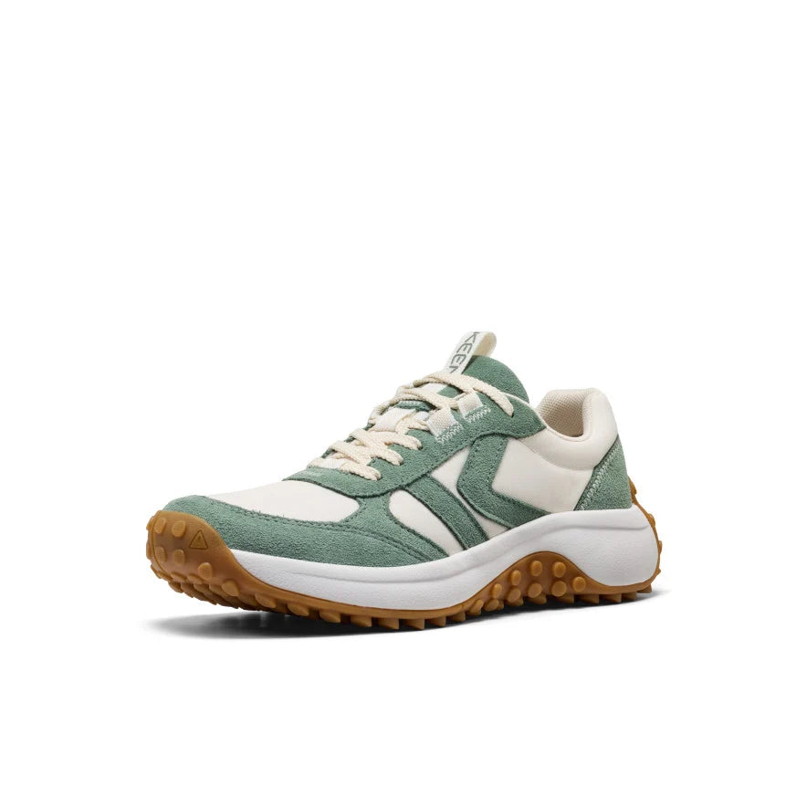KEEN Women's KS86 Leather Sneaker in Lily Pad/Birch