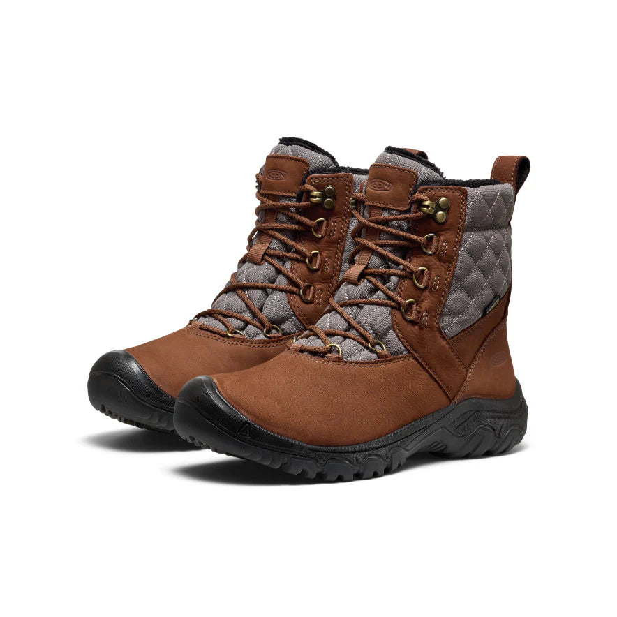 KEEN Women's Greta II Waterproof Boot in Bison