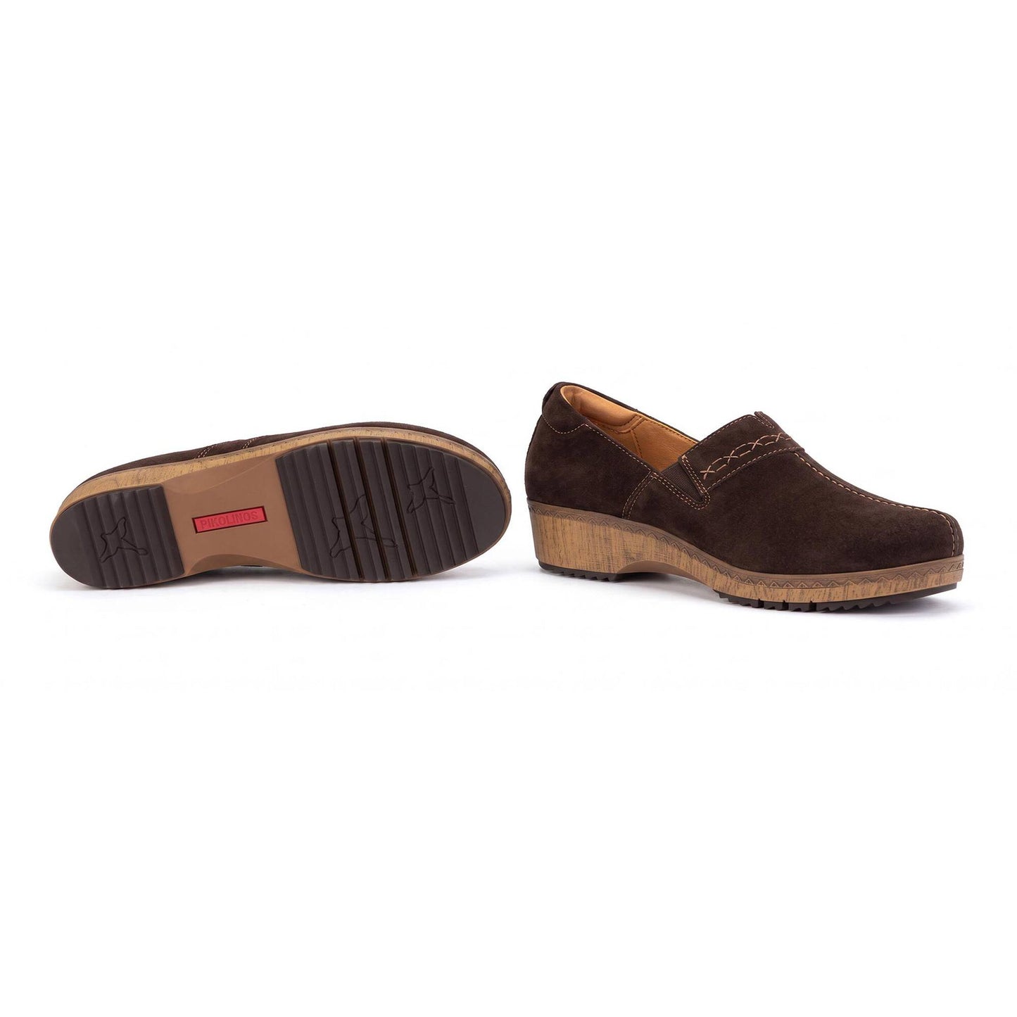 Pikolinos Women's Granada Slip On Clog in Olmo Brown