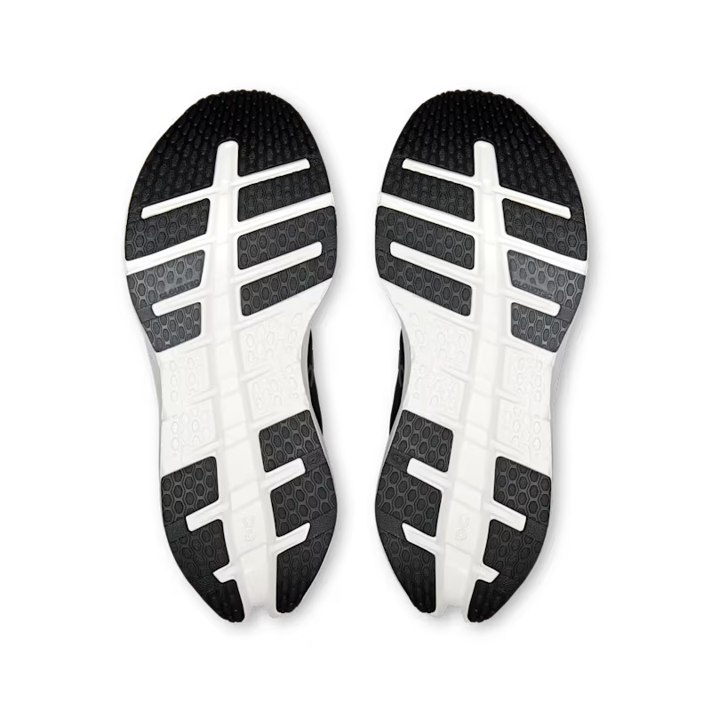 On Women's Cloudrunner 3 Sneaker in Black/Ivory