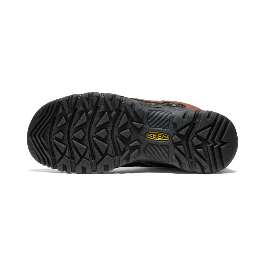 KEEN Men's Targhee IV Waterproof Hiking Boot in Bison/Black