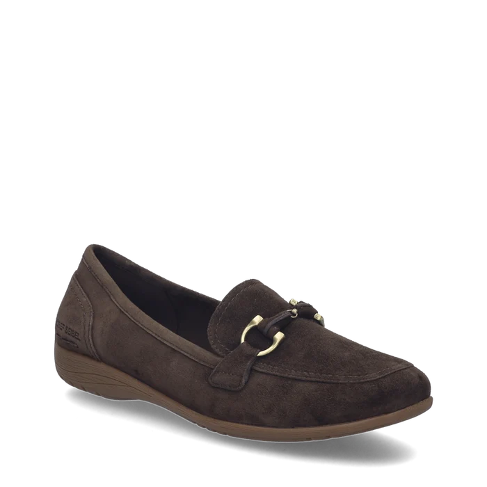 Josef Seibel Women's Fenja 34 Suede Bit Loafer in Brasil