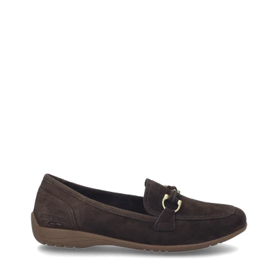 Josef Seibel Women's Fenja 34 Suede Bit Loafer in Brasil