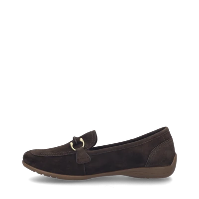Josef Seibel Women's Fenja 34 Suede Bit Loafer in Brasil