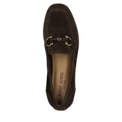 Josef Seibel Women's Fenja 34 Suede Bit Loafer in Brasil