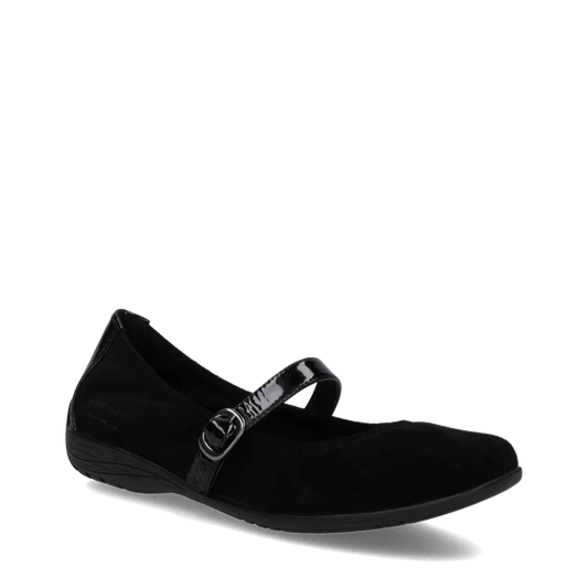 Josef Seibel Women's Fenja 37 Suede Mary Jane in Black