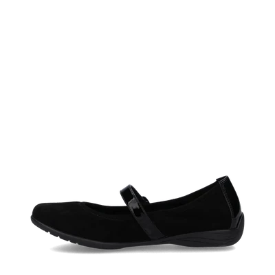 Josef Seibel Women's Fenja 37 Suede Mary Jane in Black