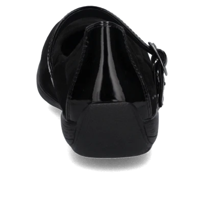 Josef Seibel Women's Fenja 37 Suede Mary Jane in Black