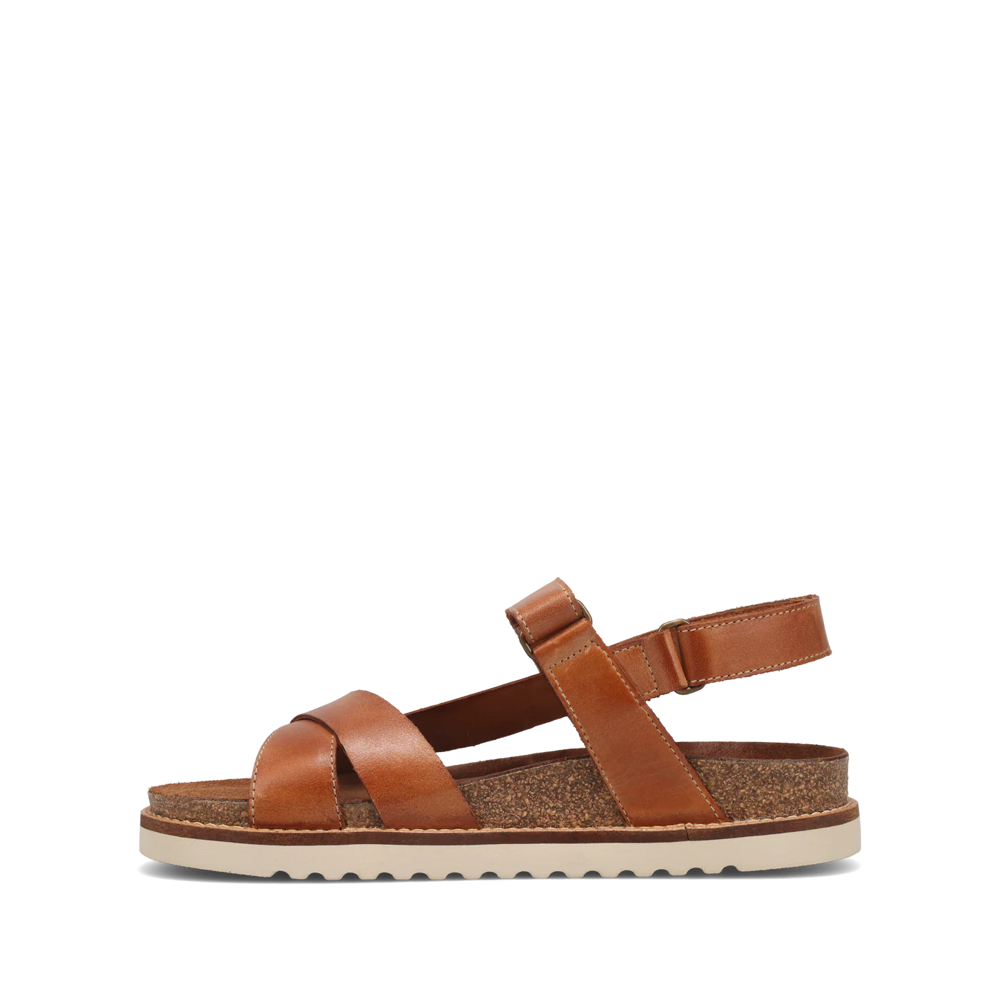 Taos Women's Sideways Sandal in Caramel