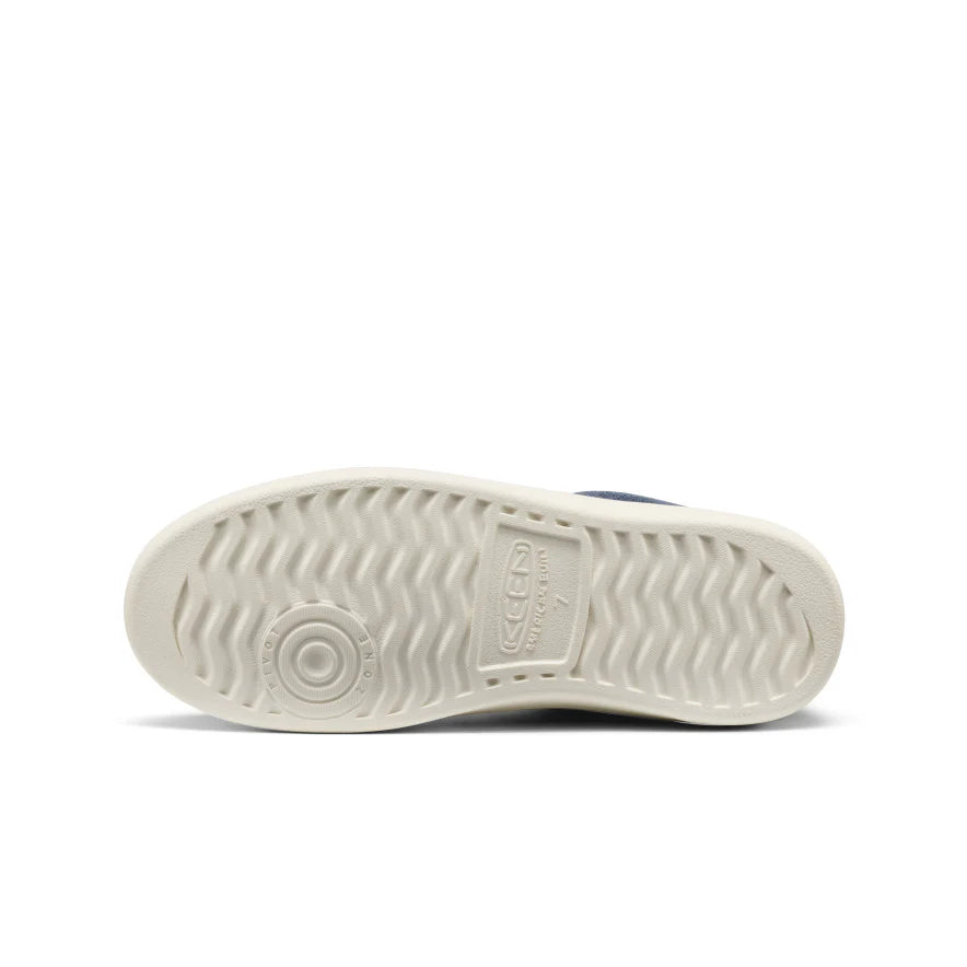 KEEN Women's KM1 Leather Sneaker in Vintage Indigo/Birch