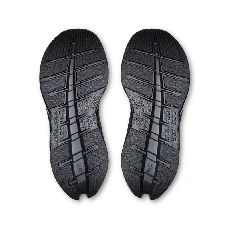 On Women's Cloudrunner 3 Waterproof Sneaker in Black/Black