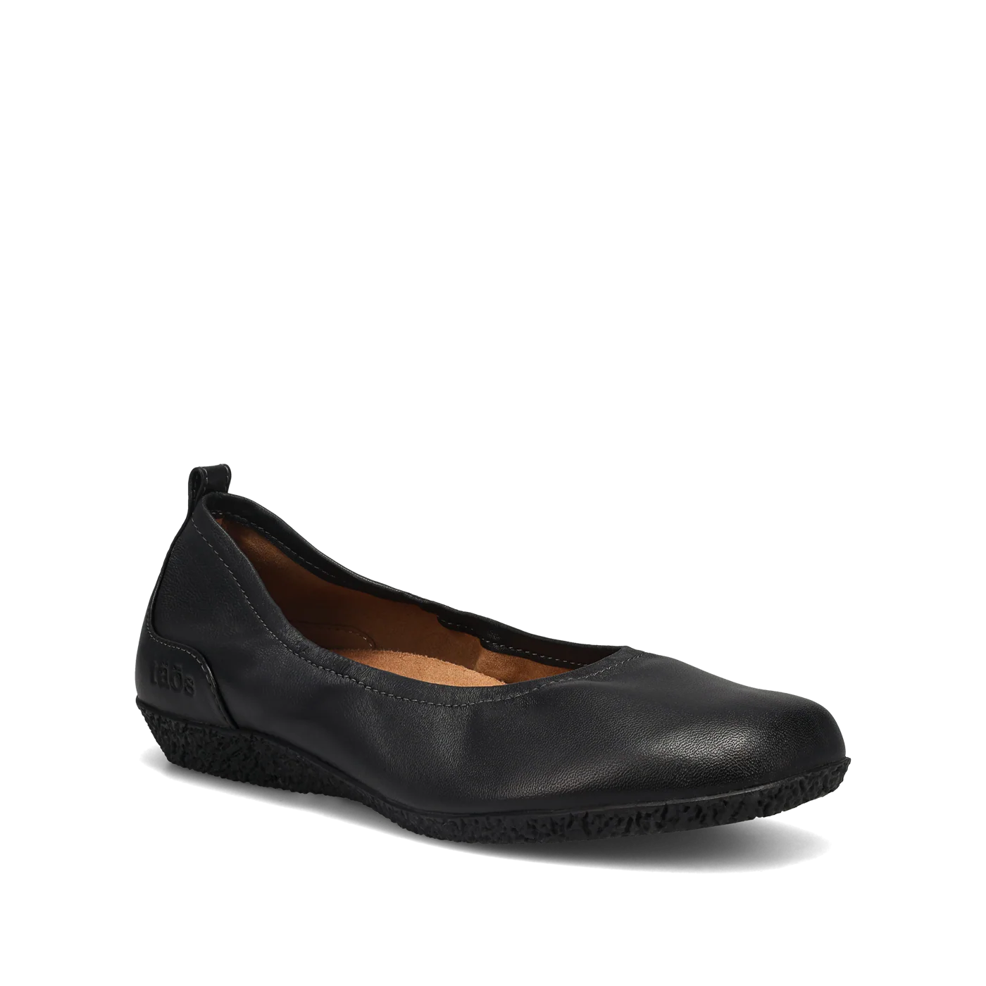 Taos Women's Chit Chat Leather Flat in Black