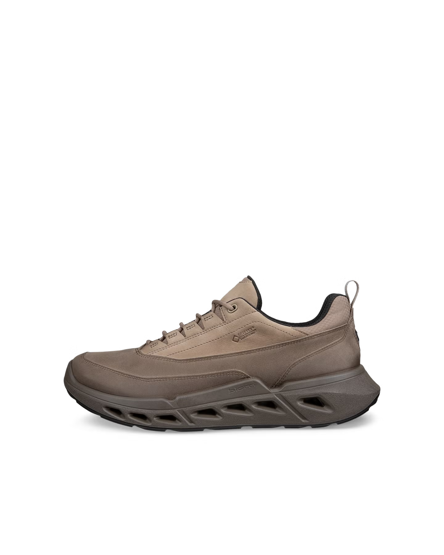 ECCO Men's Biom 720 Oiled Nubuck Gore-Tex Sneaker in Dark Clay