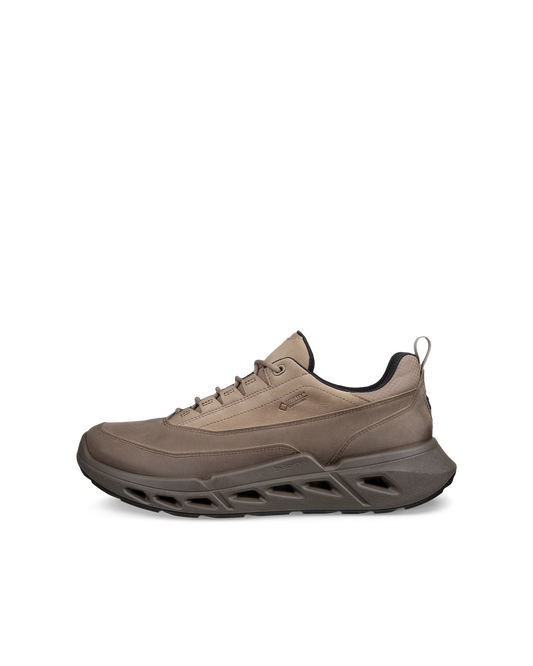 ECCO Men's Biom 720 Oiled Nubuck Gore-Tex Sneaker in Dark Clay