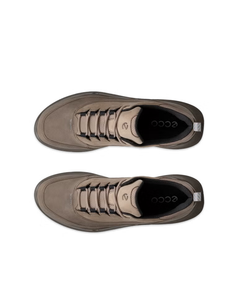 ECCO Men's Biom 720 Oiled Nubuck Gore-Tex Sneaker in Dark Clay