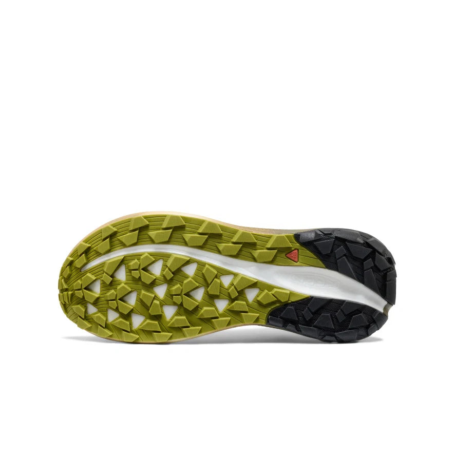 KEEN Men's Seek Trail Running Shoe in Dark Olive/Khaki