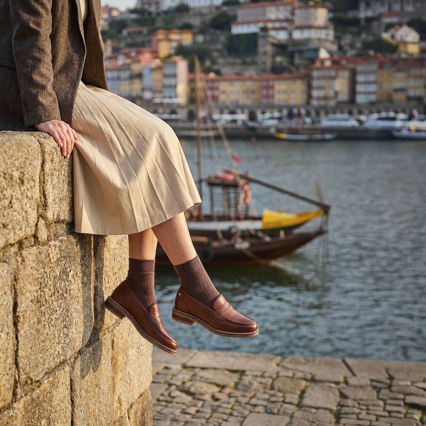 Pikolinos Women's Aldaya Loafer in Cuero Tan