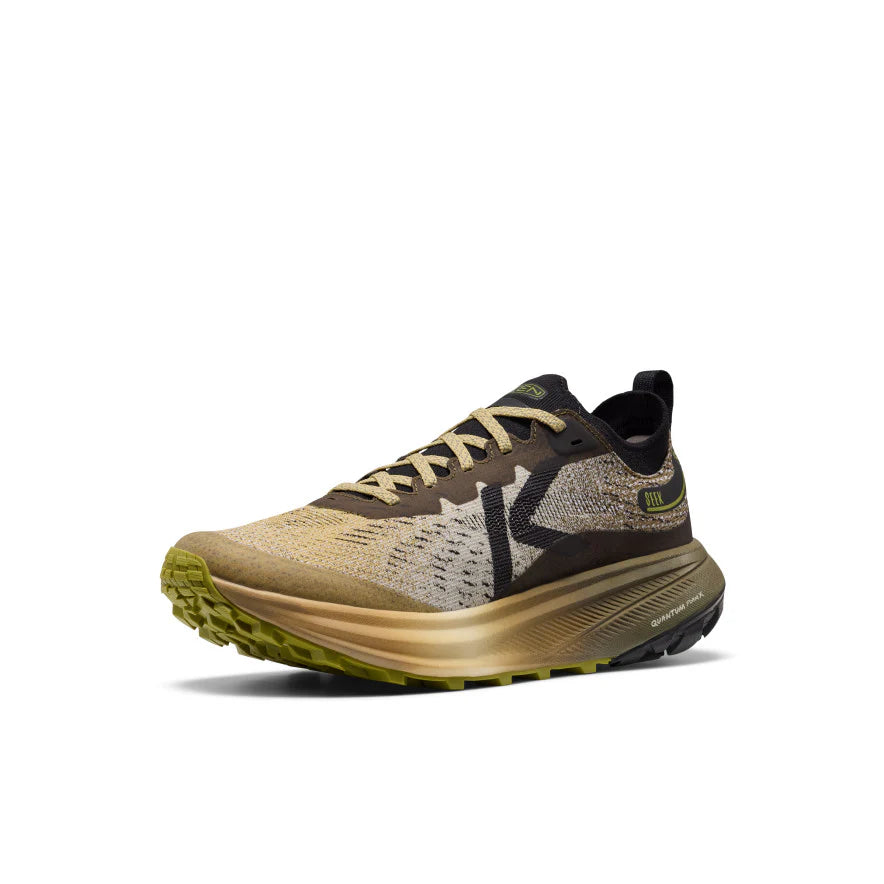 KEEN Men's Seek Trail Running Shoe in Dark Olive/Khaki